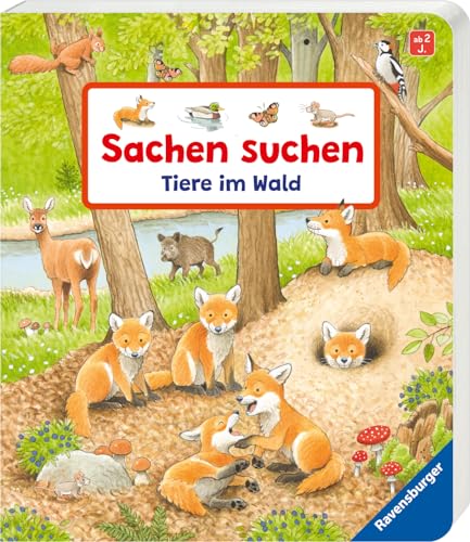 Sachen suchen - Tiere im Wald