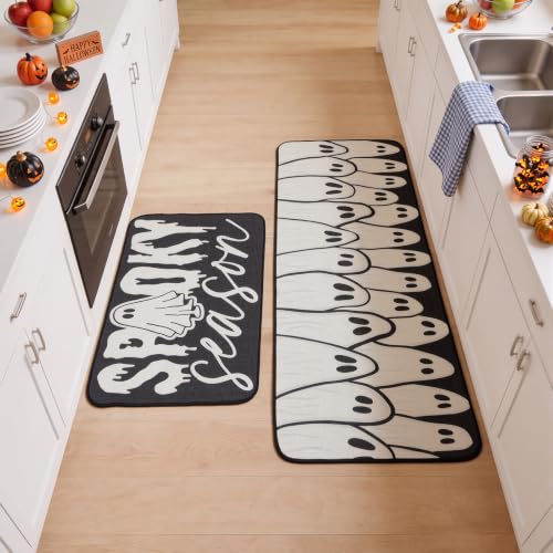 Sonwyoung Ghost Kitchen Rug Set of 2 Halloween Spooky Season Kitchen Mats by Sonwyoung - Used condition - Image 5