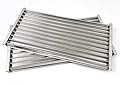 Direct Store Parts DS123 17" Stainless Steel Emitter Plates TRU-Infrared Grill Grates for Charbroil Performance Tru-Infrared 2 Burner Gas Grill 463633316, 463672016 463672216, 463672416, 2PK