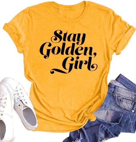 Golden Girls Shirts for Women Inspiration Letter Graphic Kindness...