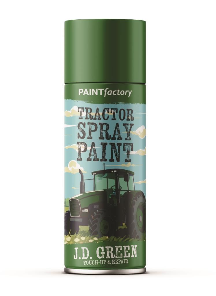 Inspired Essentials J.d. Green Tractor Spray Paint Quick Drying Aerosol, Fast Dry And Excellent Coverage For Touch Ups And Repairs (1, ) 400Ml