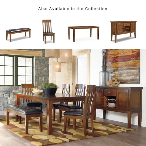 Signature Design by Ashley Ralene Tufted Upholstered Dining Room Bench, Medium Brown - image 6