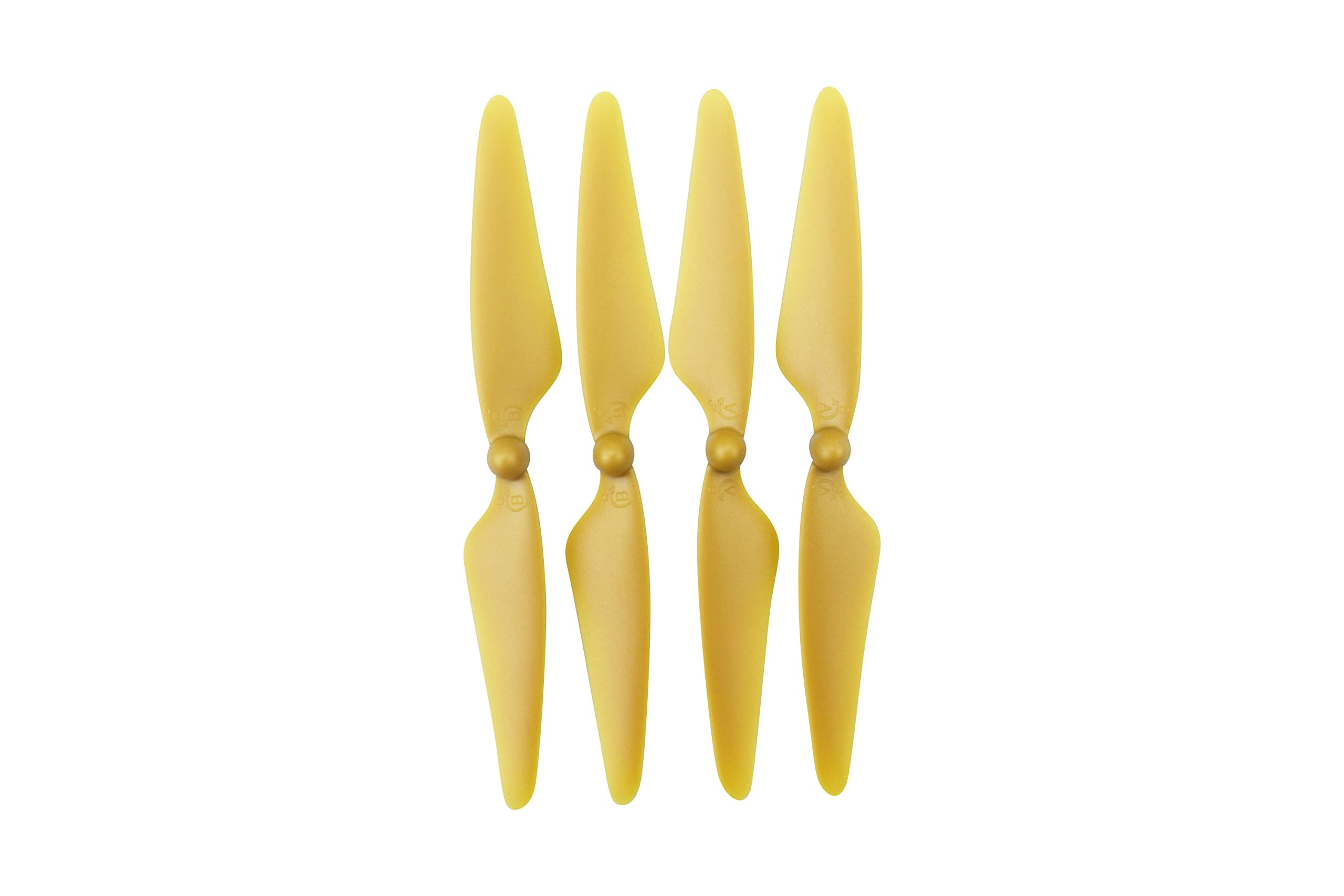 Fytoo 20-Pack Replacement Propellers For Hubsan H501S, MJX Bugs 3, And Other Compatible Drones (Gold) - View #7
