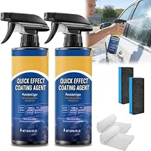 Advanced Quick Effect Coating Agent for Car, 2026 New Car Coating Spray for Shine & Protection, Quick Effect Ceramic Wax Polish, Waterless Wash & Polish 2Sets