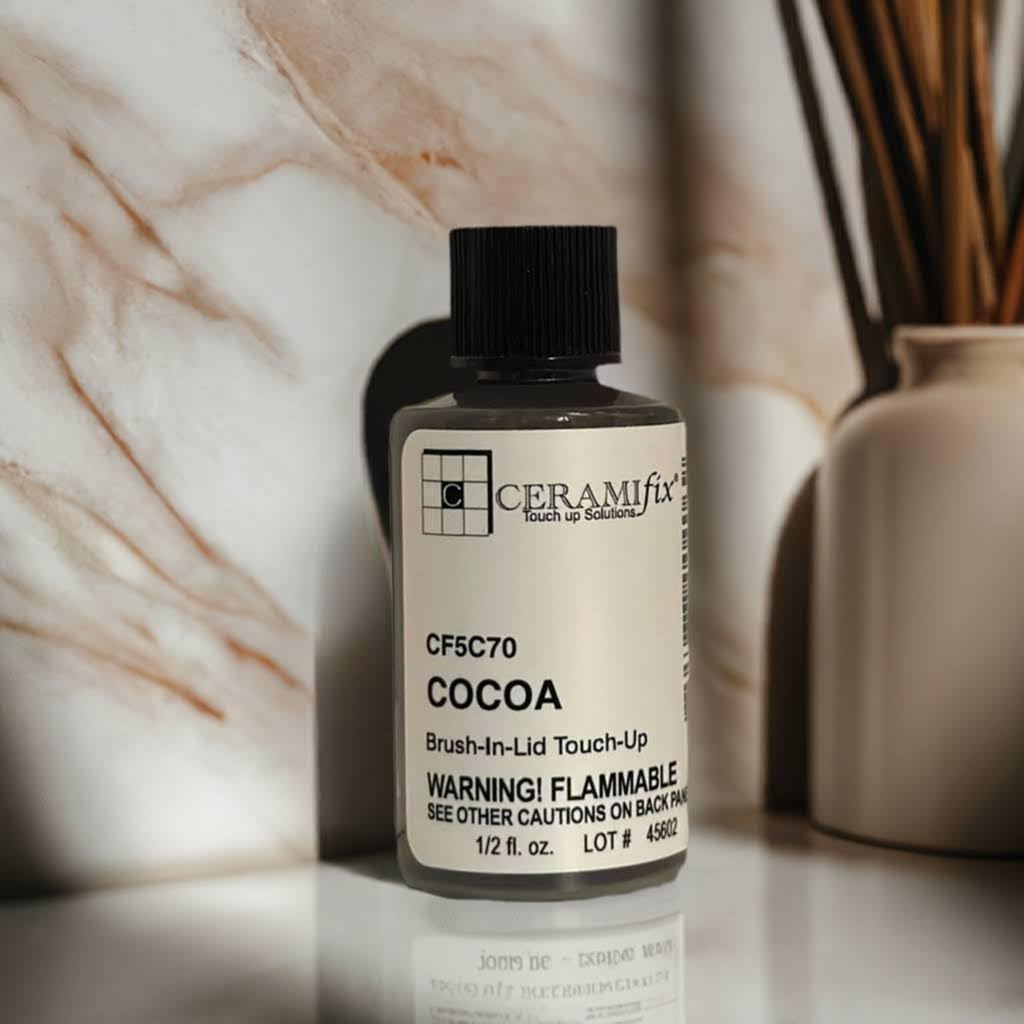 Ceramifix .5 oz Cocoa Touch up Paint for Tile, Appliances and More