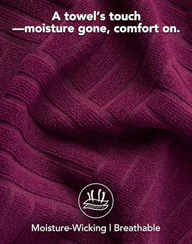 Image of VeraCosy Ladies Open Toe Slippers Soft Terry Cloth Indoor Slip on Women's House Shoes