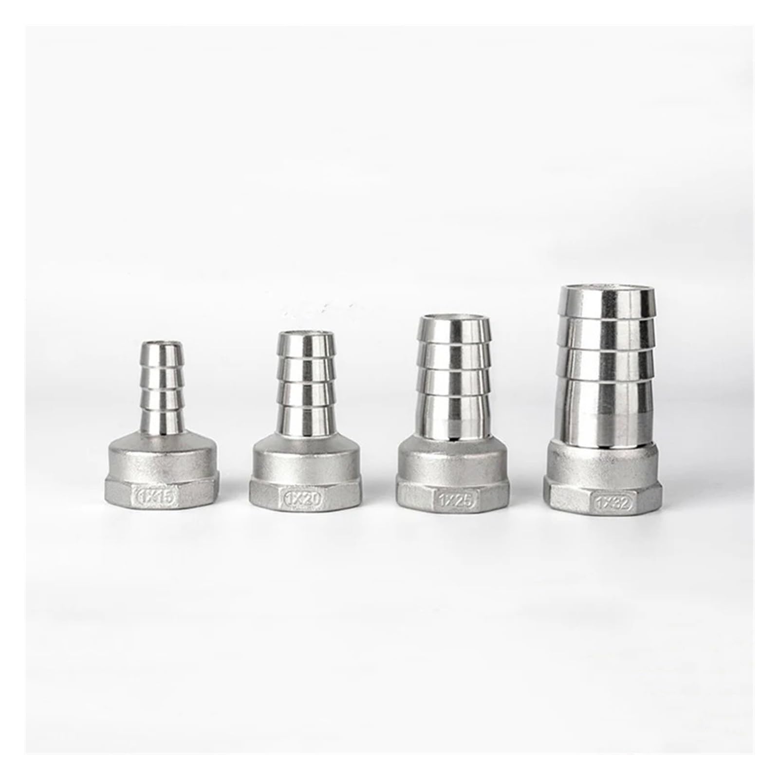 Raccord cannelé 19mm inox 304 femelle 1/2 pour réparer les fuites de tuyau
