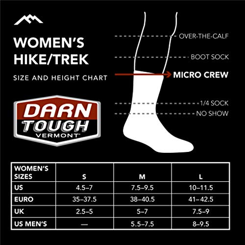 Darn Tough Women's Critter Club Micro Crew Lightweight with Cushion Sock (Style 5001) -4