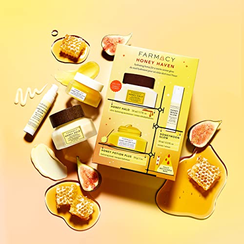 Farmacy Honey Haven Hydration Kit Skincare Gift Set Including Honey