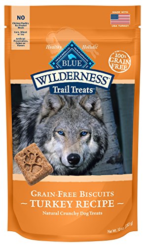 Blue Wilderness Grain-Free Turkey Biscuits Trail Dog Treats 10 Oz (6 Pack) #TOP14