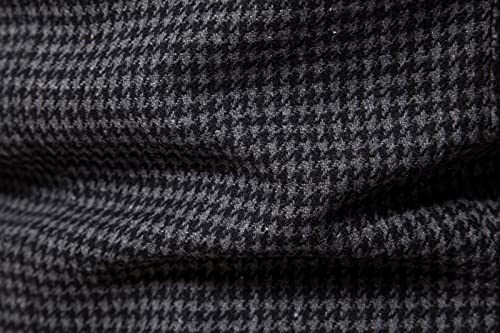 Tweed Suit Jacket for Men Casual Stylish Long Sleeve Sport Coat Classic Fit One Button Suit Blazer Jacket Coat2