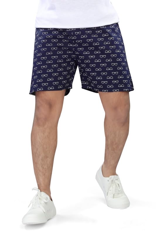Image of UNOseven Shorts for Boys - 100% Cotton Printed with Side Pockets - Available from Size 7 Years to XL