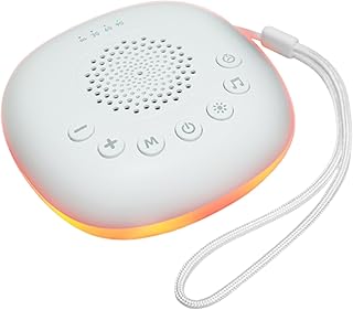 Máquina de ruido portátil, máquina de ruido, Máquina de sueño calmante portátil, Ayuda para dormir de USB con sonidos de la naturaleza para la sala de estudio de viajes a domicilio Uso del hospital
