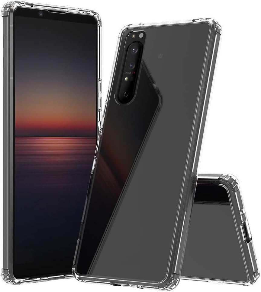 YDF Scratchproof TPU + Acrylic Protective Case For Sony Xperia 1 II (Transparent)