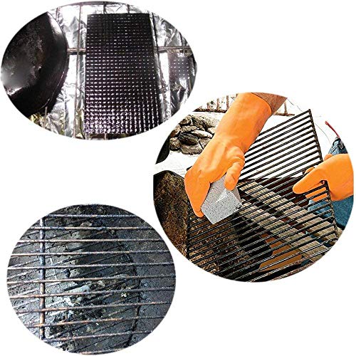 Elaziy Grill Griddle Cleaning Brick Block Ecological Grill Cleaning Brick De-Scaling Cleaning Stone For Removing Stains Bbq(4 Pack) #TOP4