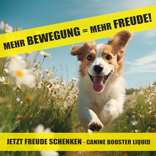 Saint Nutrition® Canine Booster für Hunde - Gelenkkraft & Gelenkgesundheit für Ihr Tier - bessere Beweglichkeit der Gelenke mit Mariendistelöl – stärkere Zähne für Hund, 50 ml