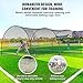 Happybuy 22FT Baseball Batting Cage, Softball & Baseball Net with Frame, Heavy Duty Portable Pitching Cage for Backyard Training, Includes Carry Bag, Durable Polyester Net