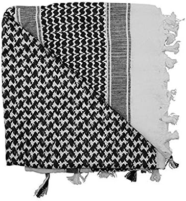 VooDoo Tactical 2 Pack Shemagh, Arab Head Scarf, Kafiya, Desert Coalition Scarf (2 Scarves)