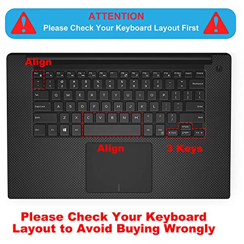 Protector de teclado silicona para Dell XPS 15 15.6" miniatura 2