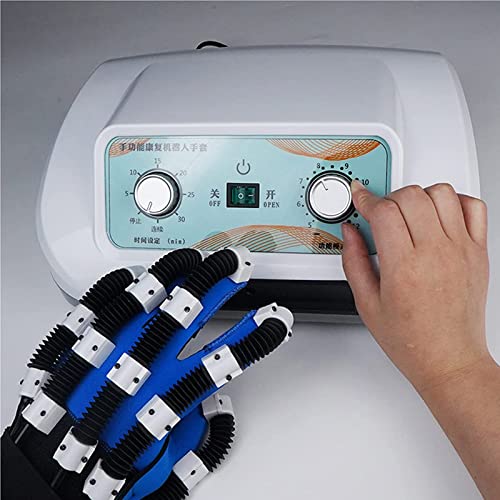 ZZBB Rehabilitation Robot Gloves Hand Stroke Hemiplegia Finger Rehabilitation Brace, Hand Training Finger Orthotics Device Assistive Gloves Finger Flexion Correction - Image 6