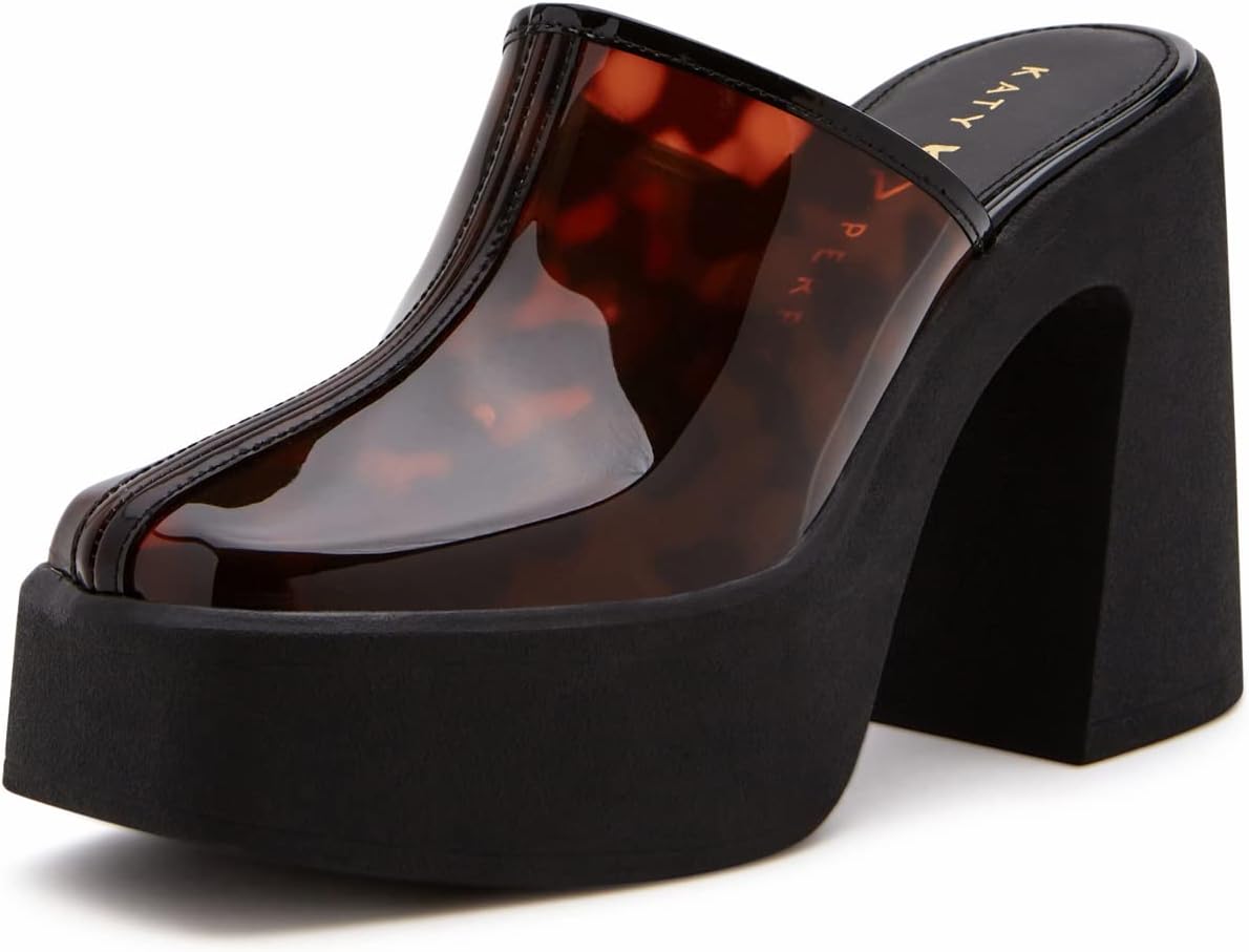 Katy Perry Women's The Heightten Clog, Brown Multi, 8
