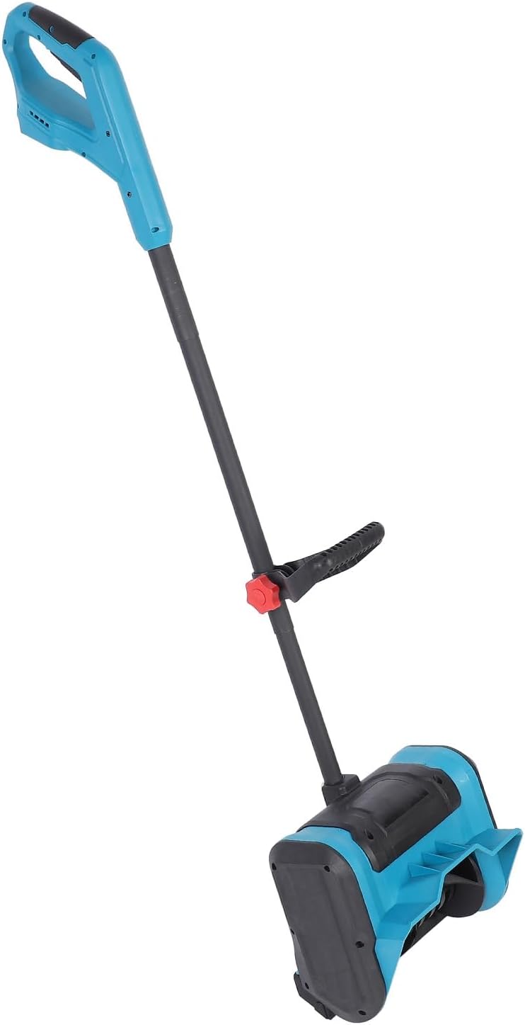 Electric Snow Blower, Cordless Snow Removal Shovel, 600W Brushed with Leaves for Deck Terrace Sidewalk Step, Battery Powered Snow Blower for Effortless Snow Clearing