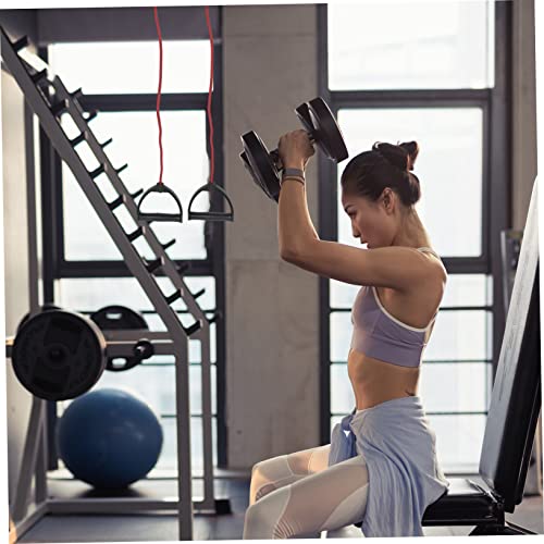 Happyyami 1 par de máquinas de ginástica de corda de puxar para casa banda de exercícios de resistên