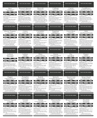 30,000+ Non-GMO Heirloom Seeds, 30 Fruit & Vegetable Varieties - Image 2