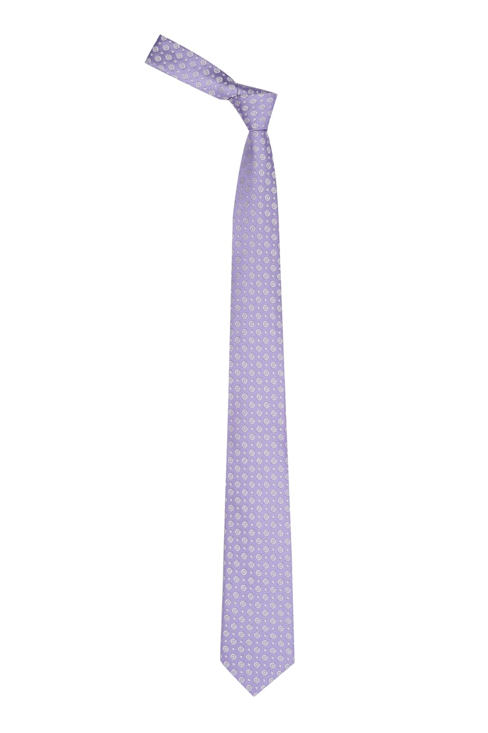 Men Purple Embroidered Formal Tie-image-41