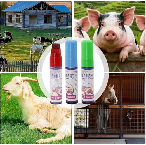 Livestock Marking Paint - Livestock Identification Marker Pencils | Sheep Marking Pencils | for Cattle Cow Sheep Lamb Calf Goat Farm Agriculture - 3