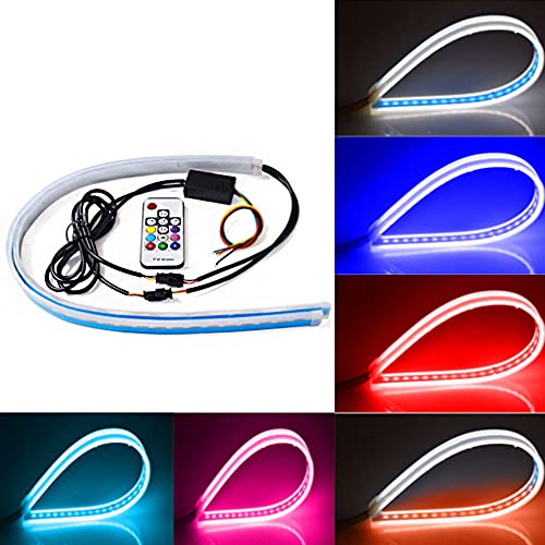 Tira LED flexible impermeable RGB 2 piezas miniatura 1