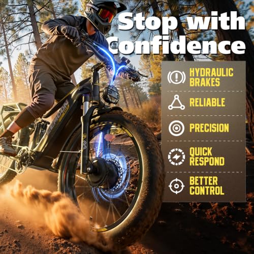 Image of 9000W 50MPH Dual Motor Electric Bike Up to 150Mi 60V 35Ah 24x4 inch All Terrain