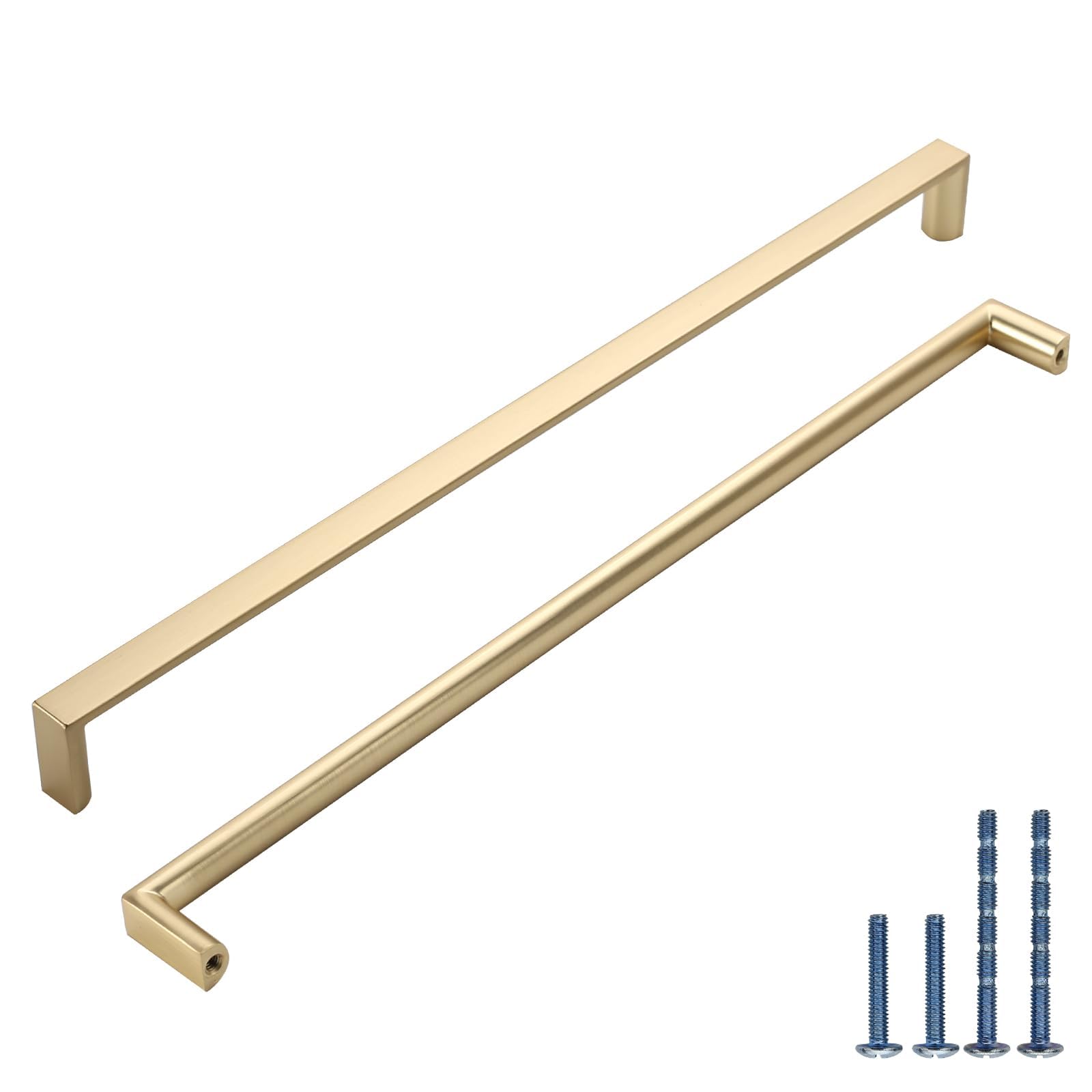 Brushed Gold Cabinet Pulls - 10 Pack -12