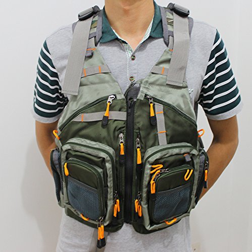 Lowpricenice Mesh Fly Fishing Vest (Adjustable Size)