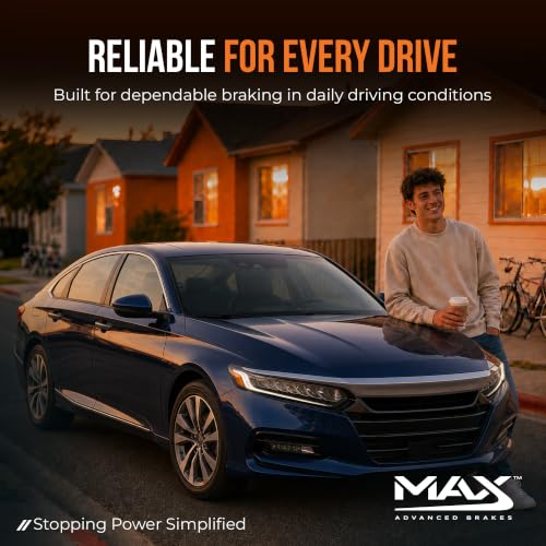 Image of Max Advanced Brakes Front & Rear Brake Kit For Honda Accord