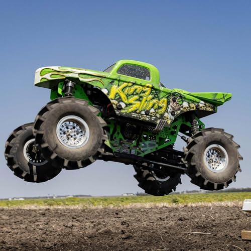 Image of Losi RC Crawler LMT 4 Wheel Drive Solid Axle Mega Truck Brushless RTR Batteries and Charger Not Included King Sling LOS04024T1