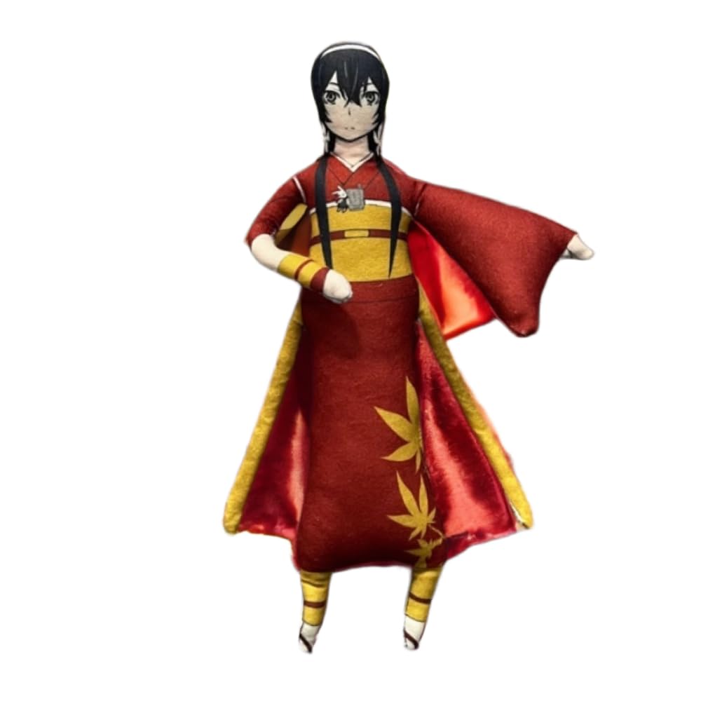 Jilijia Izumi Kyouka Figure Funny Twistable Pillow BSD Dazai Osamu Anime Soft Stuffed Throw Figures Home Sofa Decorations Gifts for Fans 28CM