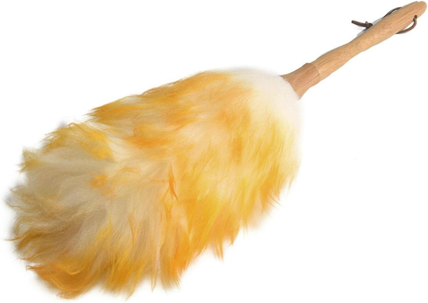 Lambswool Dusters with Solid Wooden Handle, Long Feather