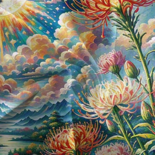 Housse de couette protea cynaroïdes à fermeture éclair cachée parure de lit microfibre douce