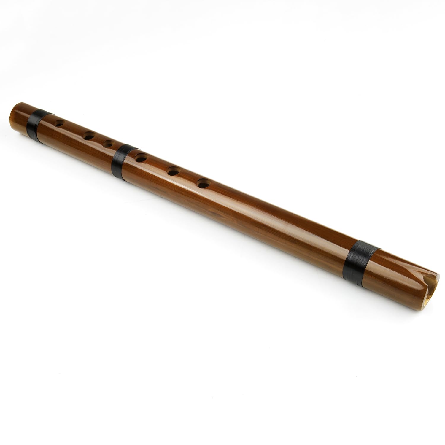 Traditionelle Holzinstrumente, peruanische Quena-Flöte, vertikale Bambusflöte, indische Klarinette, Bambus-Quena-Flöte (braune G-Taste)
