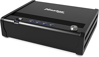 MASTER LOCK Cassaforte biometrica [Apertura a Impronte digitali] [Small] MLD08EB - Ideale per Gioielli, Soldi, Pistola, Oggetto prezioso