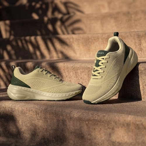 Image of Neeman's Begin Walk Flow Sneakers for Men and Women | Breathable Knit Upper, Cushioned EVA Sole | Lightweight Walking Shoes for Everyday Comfort,Sneaker