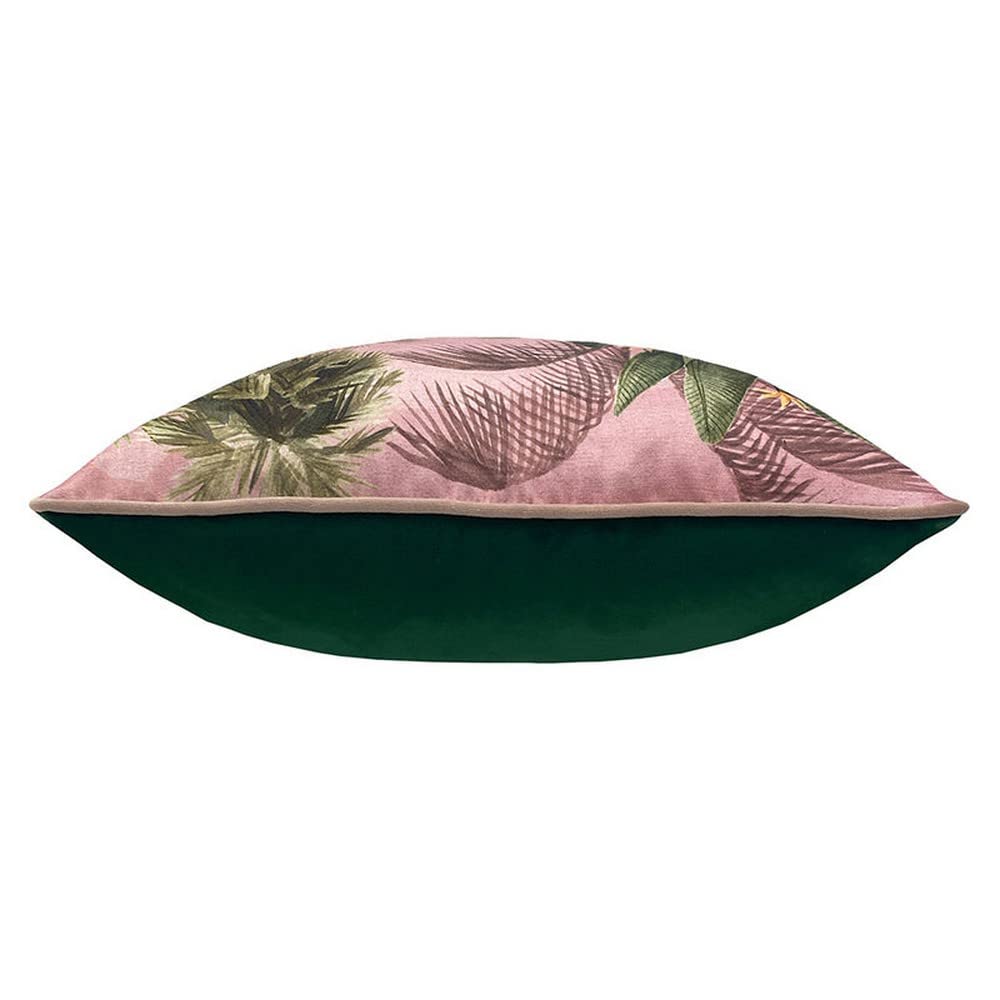 Kussenhoes - Groen - zachte ribstof - 43 x 43 cm