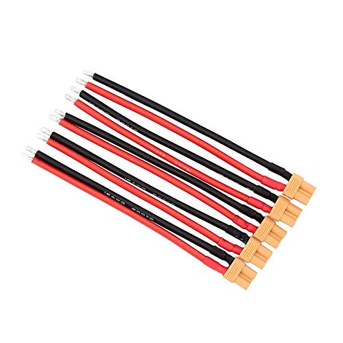 5 conectores hembra XT30 con cable 16awg 10cm miniatura 2