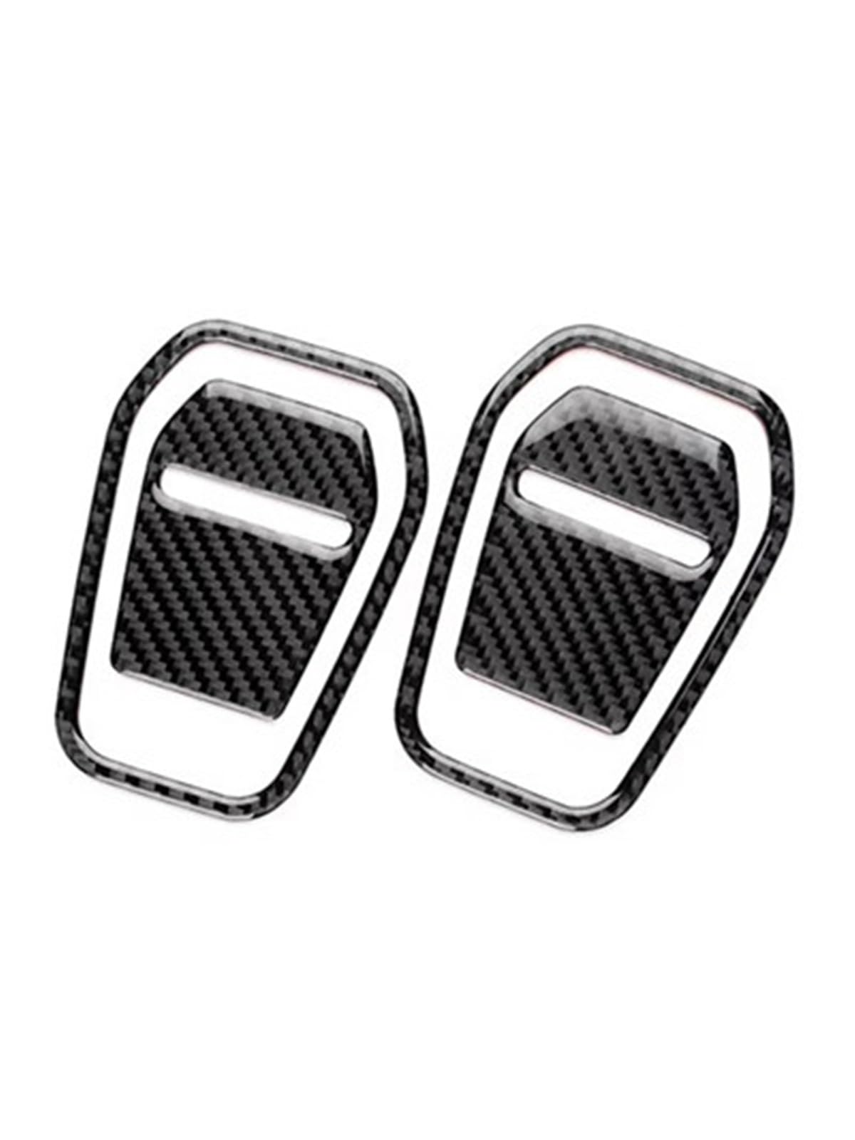 Button Trim Compatible with Mustang GT for for Dark for Horse for EcoBoost 2024 2025 LHD RHD Carbon Fiber Texture Sticker for Car Seat Handles(Black Carbon)