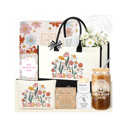 Sister In Law Gifts Unique Gifts for Sister In Law Basket Set of 6