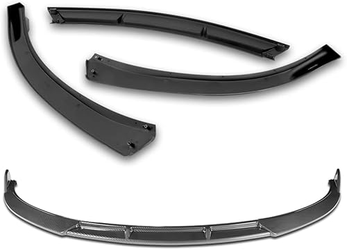 Miniatura 4 de Q1-TECH, borde de parachoques delantero compatible con Chevrolet Cruze 2011 - 2014, alerón de parachoques delantero, kit de cuerpo de barbilla de