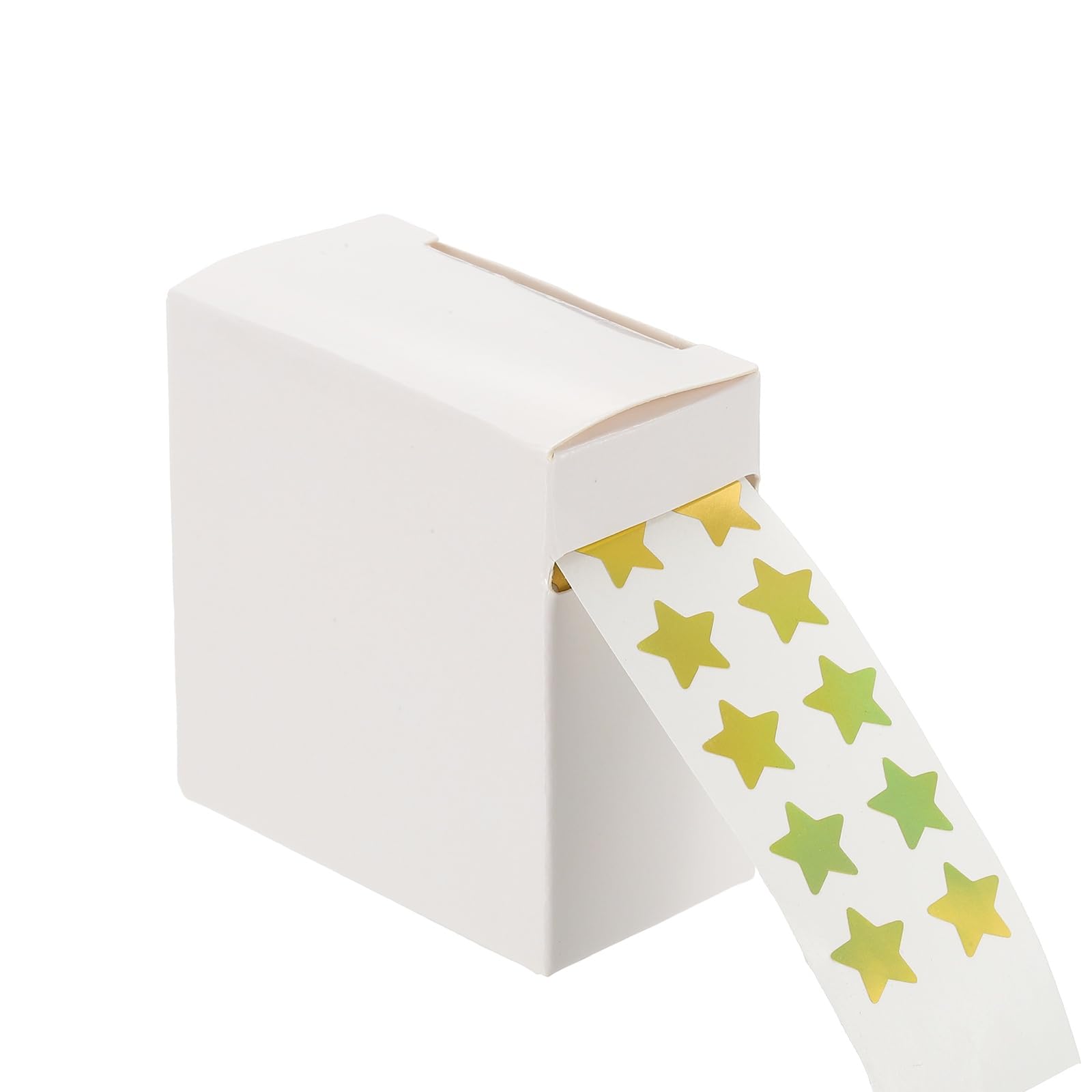 PATIKIL Star Stickers Roll 3/8", 1000 Pcs Self-Adhesive Reward Stickers for Classroom Teacher Supplies and DIY Craft, Gold