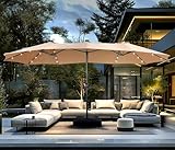 PHI VILLA 15ft Double-Sided Umbrella