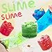 Crystal Slime, Green Kiwi Fruit Clear Jelly Cube Glimmer Crunchy Slime for Kids, Idea Stress Relief Toy, Kids Party Favor, Birthday Easter Christmas New Year Gift for Girls and Boys Age 6 7 8 9 10+